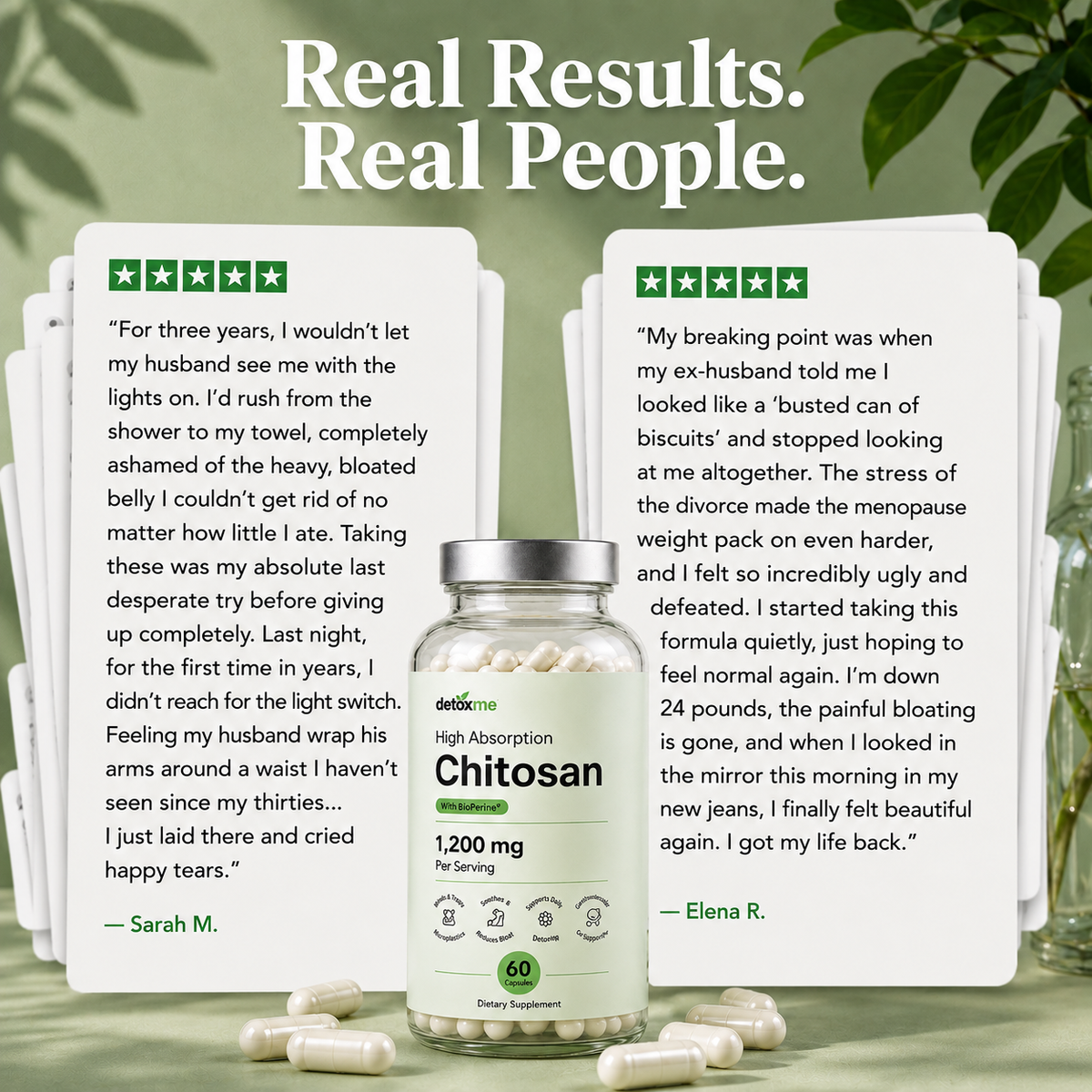 DetoxMe Weight Management Chitosan 1200mg