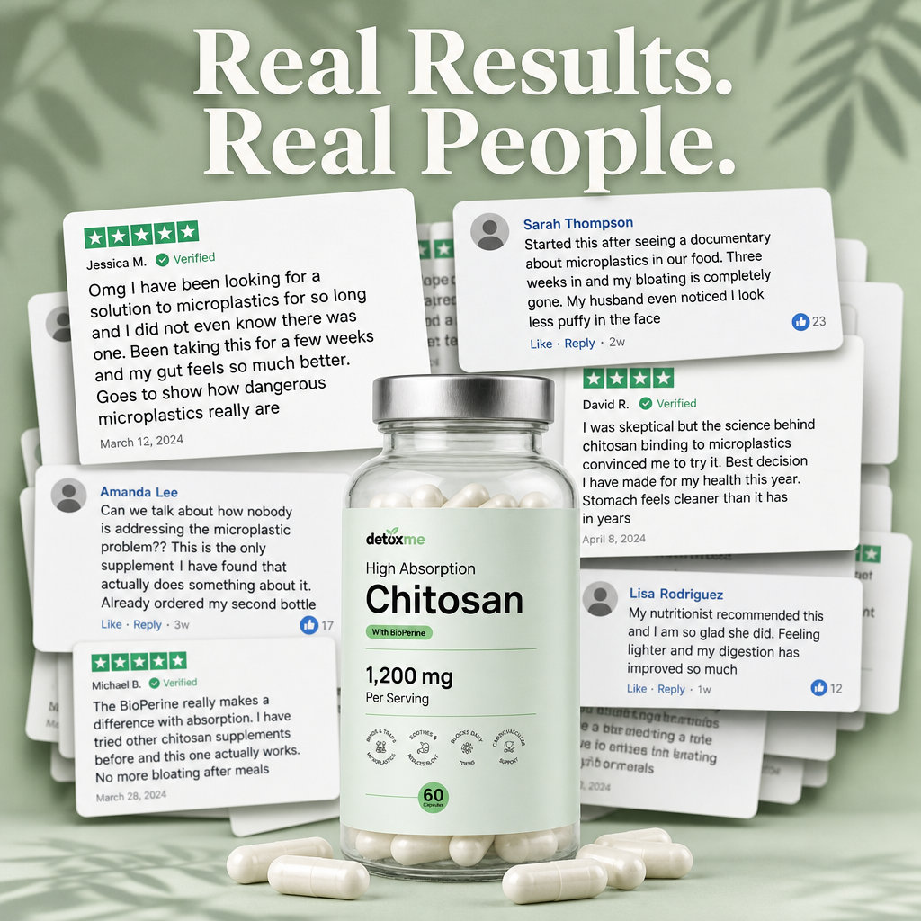 DetoxMe Chitosan Microplastic Detox Capsules