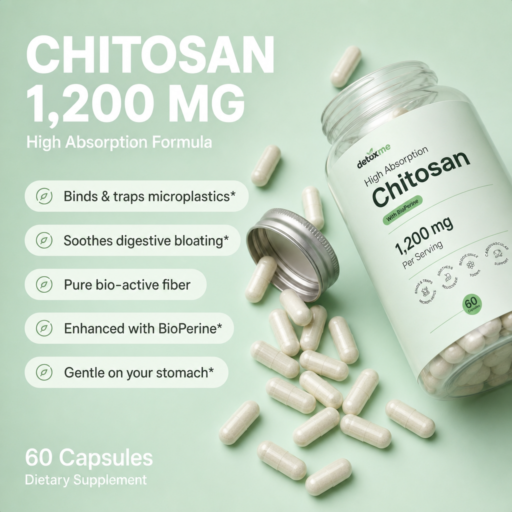 DetoxMe Chitosan Microplastic Detox Capsules
