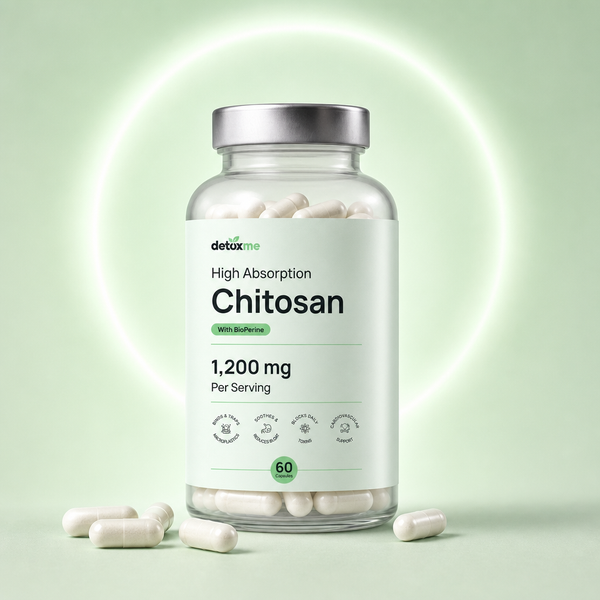 DetoxMe Chitosan 1200mg bottle